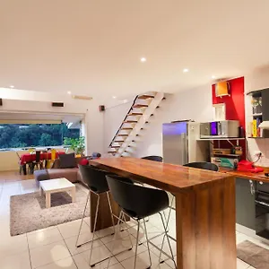 Vue Lagon Et Moorea Appartement Taapuna
